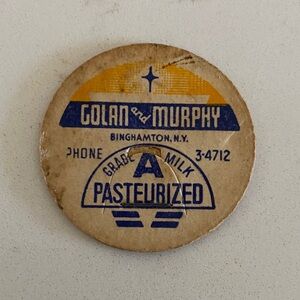 Vintage Golan and Murphy Milk Cap